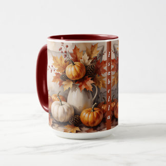 Taza Colección moderna de Acción de Gracias de otoño do