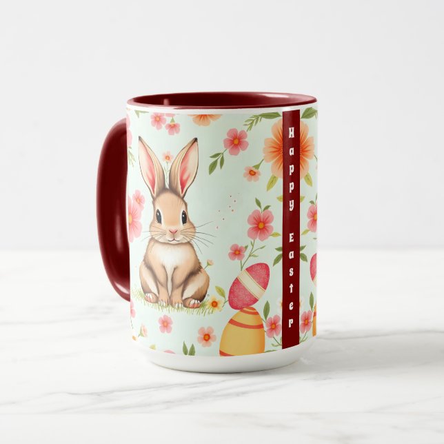 Taza Colección moderna de Holiday Rabbit Easter (Anverso izquierdo)