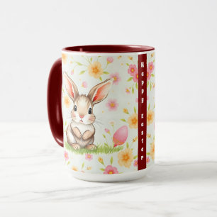 Taza Colección moderna de la Pascua de Navidad en Conej