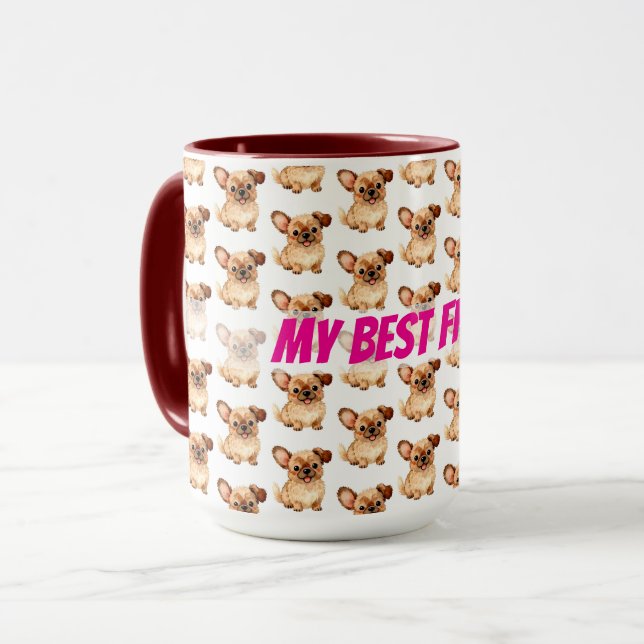 Taza Colección moderna de lujo personalizada para aseo  (Anverso izquierdo)