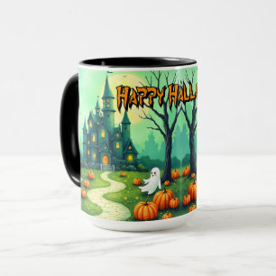 Taza Colección moderna linda y espeluznante de Hallowee