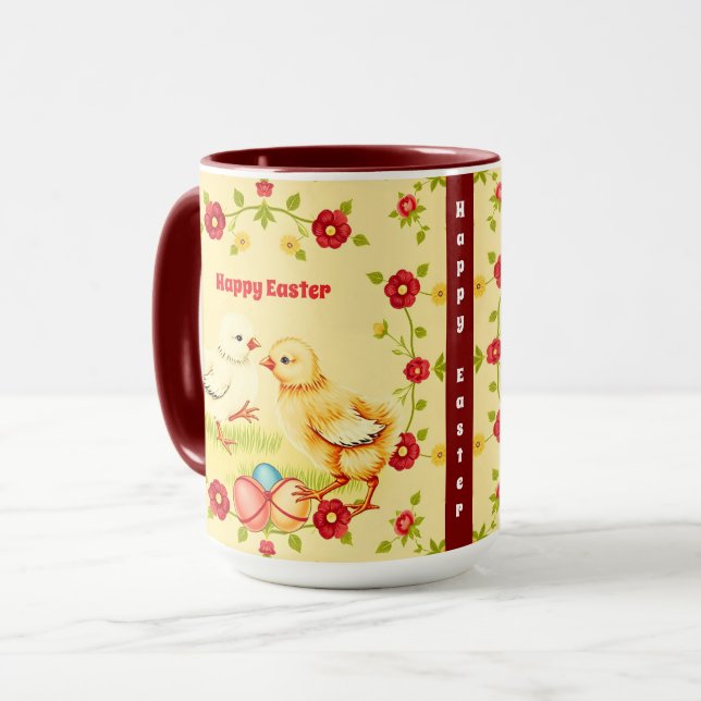 Taza Colección navideña de pollo pequeño de la época de (Anverso izquierdo)