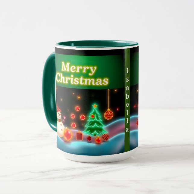 Taza Colección Neon Holiday para Navidades populares (Anverso izquierdo)