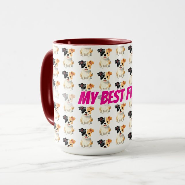 Taza Colección Personalizada de Aseo de Perro de Lujo M (Anverso izquierdo)