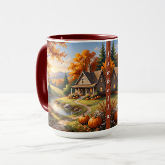 Taza Colección Popular de Acción de Gracias Otoñal Dora