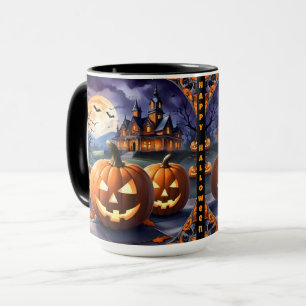 Taza Colección popular de calabazas de Halloween de oto