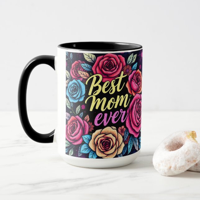 Taza Colección popular de flores de lujo de regalo (Con donut)