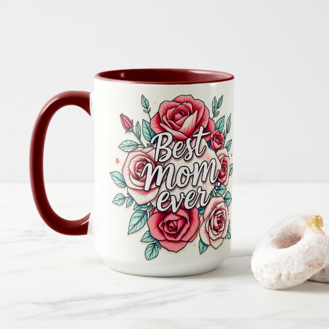 Taza Colección popular de regalos de lujo de flores (Con donut)