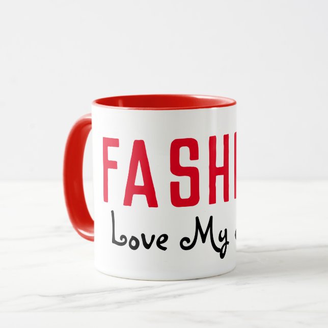 Taza COLECCIÓN REINA DE COMPRAS Café (Anverso izquierdo)