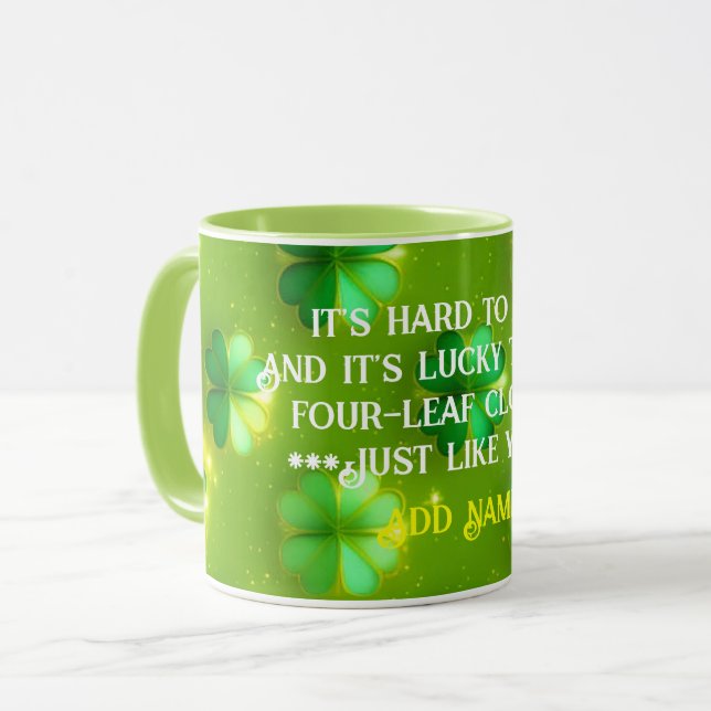 Taza Colección verde de moda Clover 4 (Anverso izquierdo)