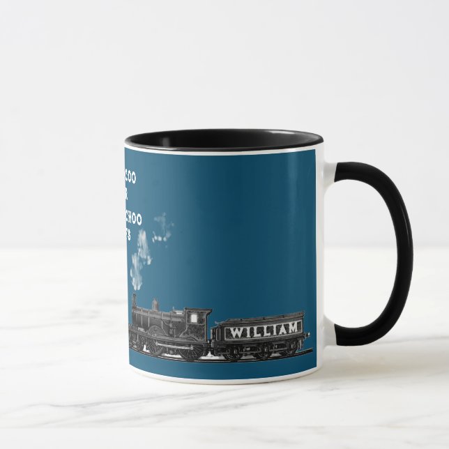 Taza Coleccionable para amantes de trenes (Derecha)