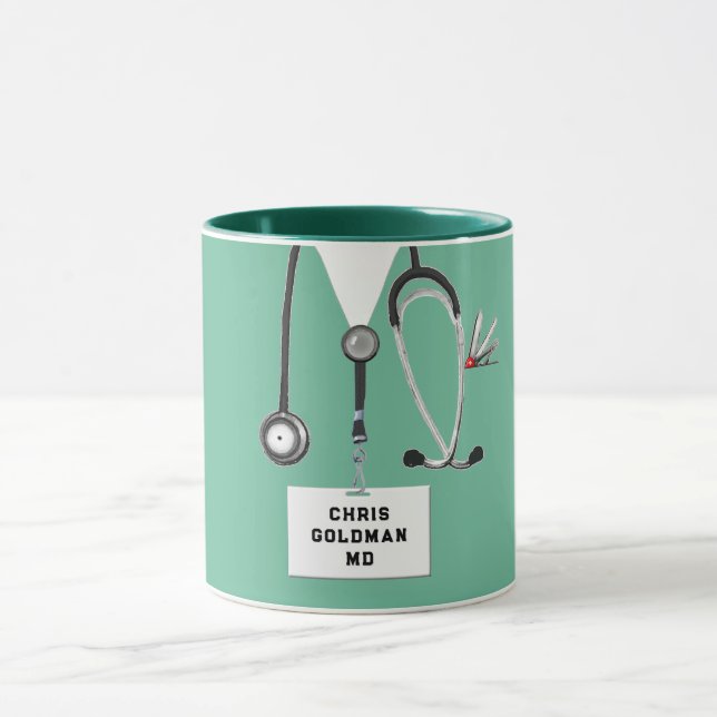 Taza Colectivo Médica personalizado (Centro)