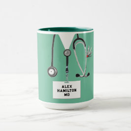 Taza Colectivo Médica personalizado