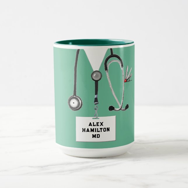 Taza Colectivo Médica personalizado (Centro)