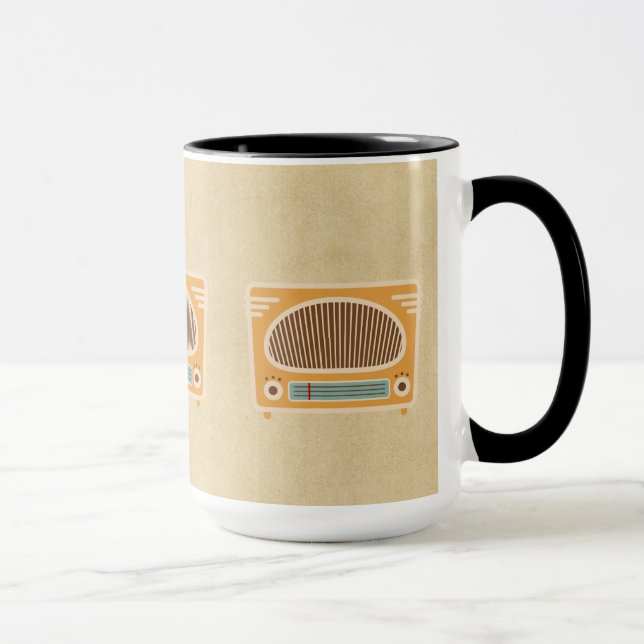 Taza Colector de radio del tubo vintage (Derecha)