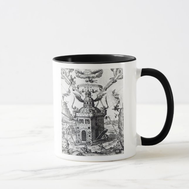 Taza Colegio Fama Fraternitatis del Frontispiece ' (Derecha)