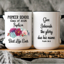 Taza Colegio personalizado Pioneer Regalo escolar Jw Pi