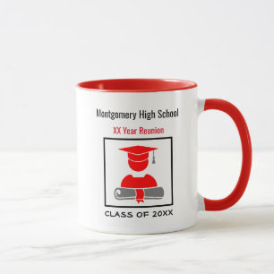 Taza Colegio Secundario Personalizado Sindical Negro Ro