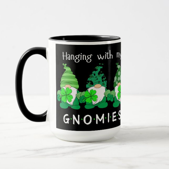 Taza Colgando con mis gnomías (Izquierda)