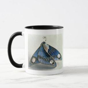 Taza Colgante de Nouveau del arte en la forma una