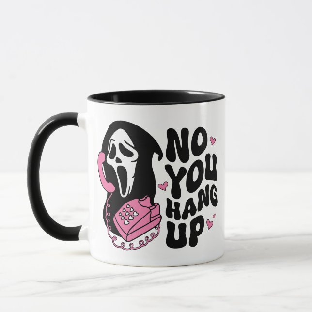 Taza "Colgar" Fantasma Horror Regalo de fans (Izquierda)