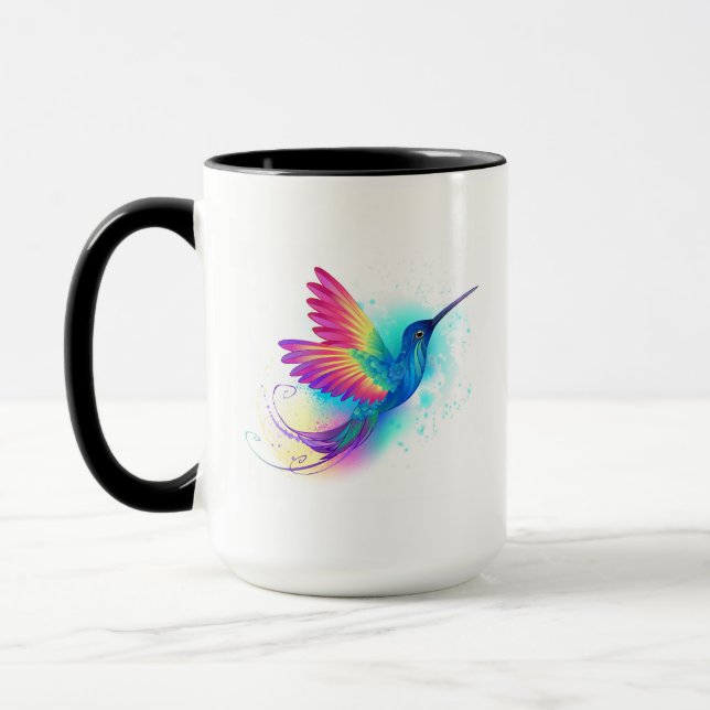 Taza Colibrí arcoiris exótica (Izquierda)