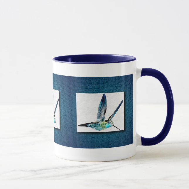 Taza Colibrí azul (Derecha)