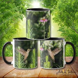Taza Colibrí de Garganta Rubí "Entre Flores"