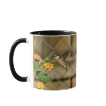 Colibrí sobre Lantana 11 oz Mug