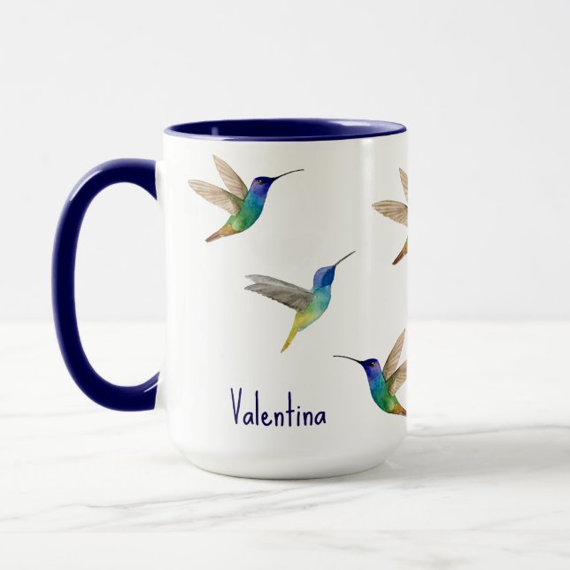 Taza Colibríes Personalizados (Izquierda)