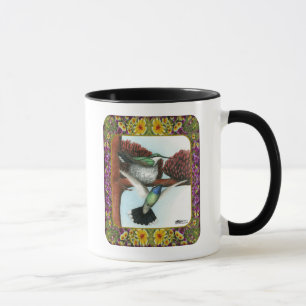 Taza Colibríes y Flores #3