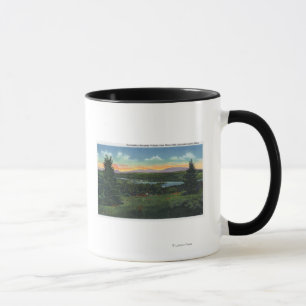 Taza Colina del señorío que pasa por alto escena del