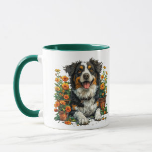 Taza Colirio De Borde En Flores