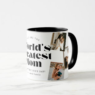Taza Collage de 6 Fotos 'La Mejor Mamá del Mundo'