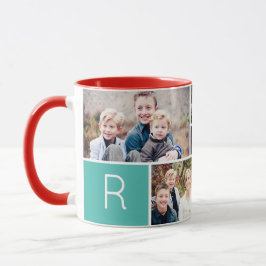 Taza Collage de amor 5 Photo Mug