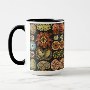 Taza Collage de Arte de Vida Marina Náutica de Ernst Ha