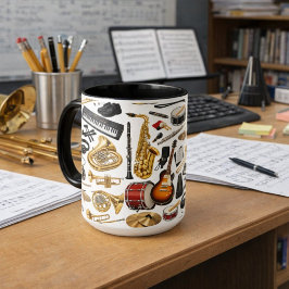 Taza Collage de banda