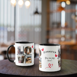 Taza Collage de fotos DE AMOR Personalizado I Un Estilo