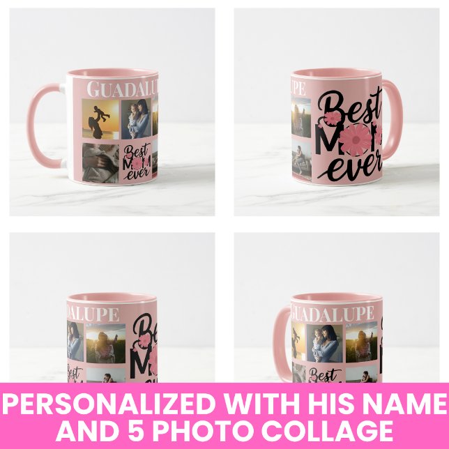 Taza Collage de fotos de regalos del Día de la Madre (Mother's Day Gifts Photo Collage Mug
)