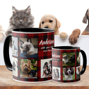 Taza COLLAGE DE FOTOS mascota MUG - En Memoria Amada, M