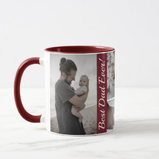 Taza Collage de Fotos Personalizado Día del Padre