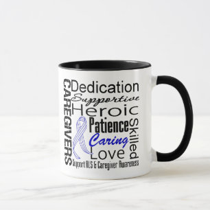 Taza Collage de los cuidadores del ALS