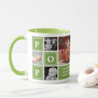 Collar de fotos personalizado verde Pop We Love Yo