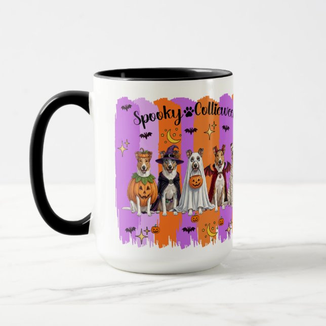 Taza Collies de Halloween (Izquierda)