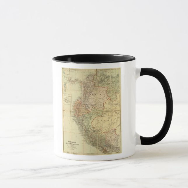 Taza Colombia, Ecuador, Perú, Panamá 3 (Derecha)