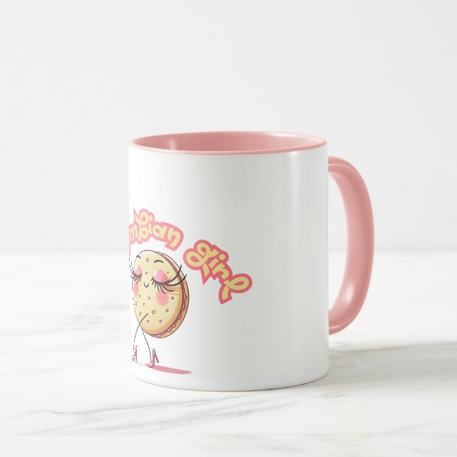Taza Colombian Girl (Anverso derecho)