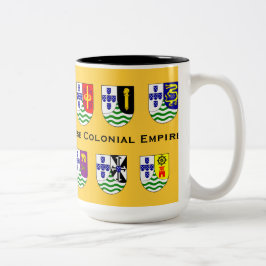 Taza colonial del imperio de Portugal