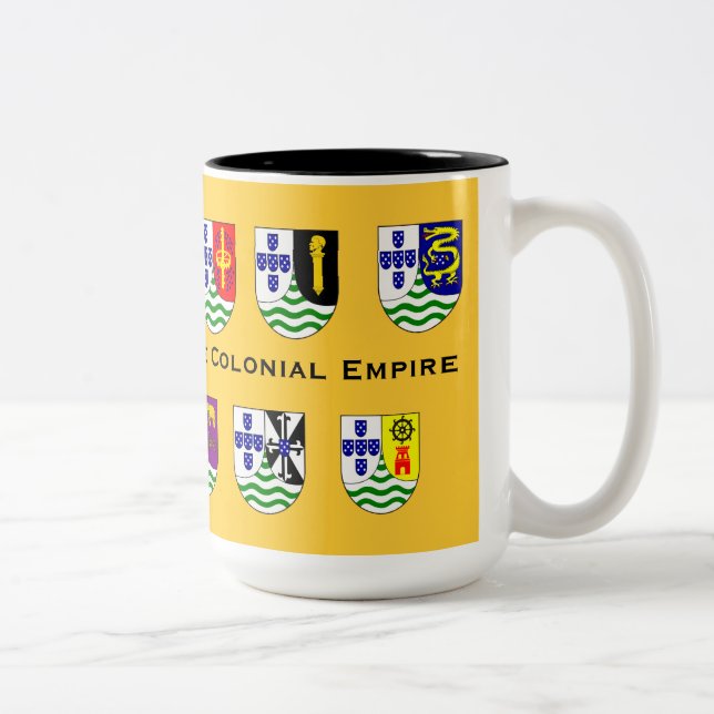 Taza colonial del imperio de Portugal (Derecha)