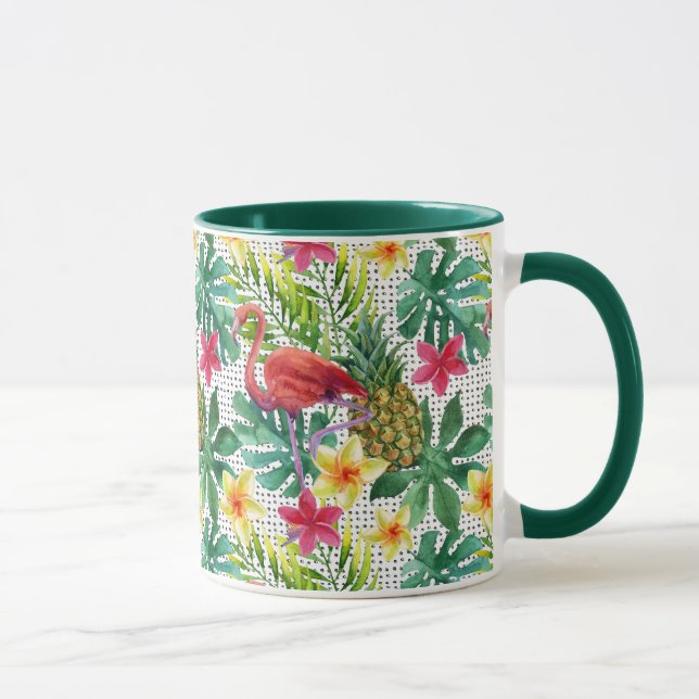 Taza Color de agua tropical (Derecha)