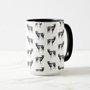 Taza COLOR DE FONDO DEL PERSONALIZADO de patrón de imp